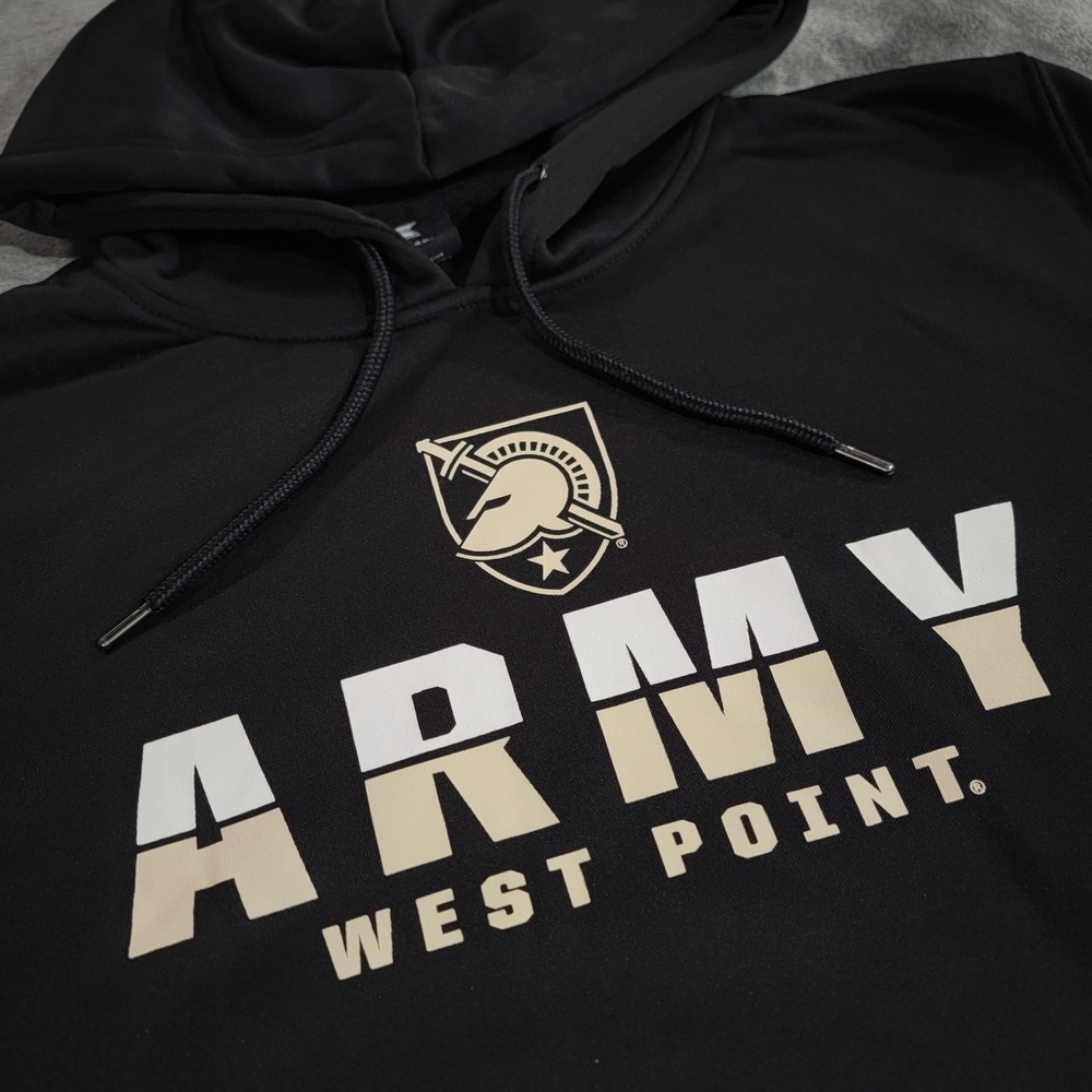 Army West Point Black Knights Hoodie Men XL Black Colosseum NCAA Sweatshirt NWT